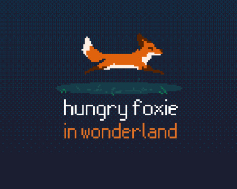 Hungry foxie in wonderland