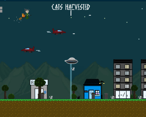 The Unidentified Flying Cat Burglars!