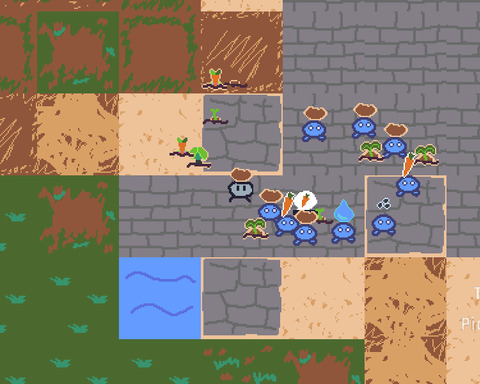 Little Dudes Planting Stuff so They Don't get Eaten