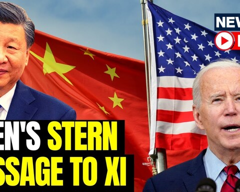 Meeting between Biden and Chinese President Xi Jinping last November