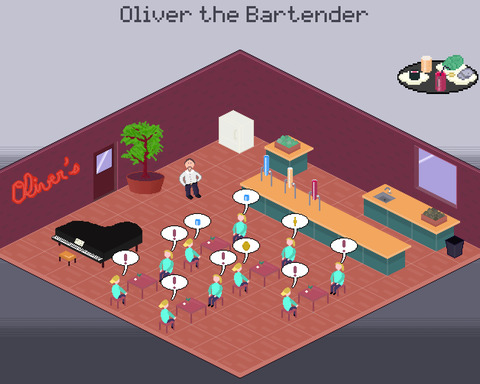 Oliver the Bartender