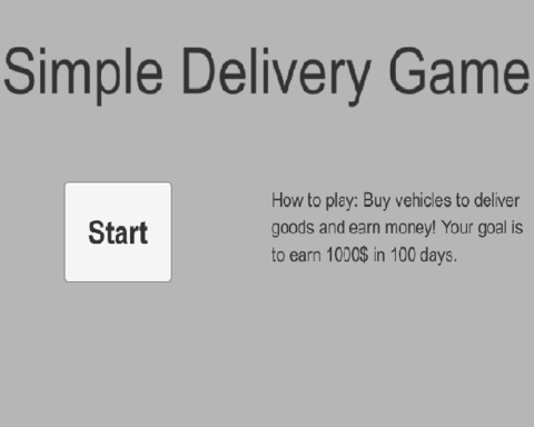 Simple Delivery Game