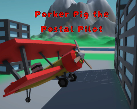Porker Pig the Postal Pilot