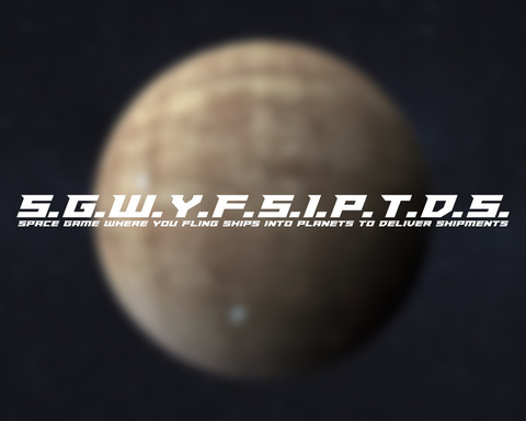 Space Game Where You Fling Ships Into Planets To Deliver Shipments