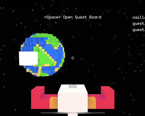 No Man's Cubzh - Deliver package between planets, reach the top 5 astronauts