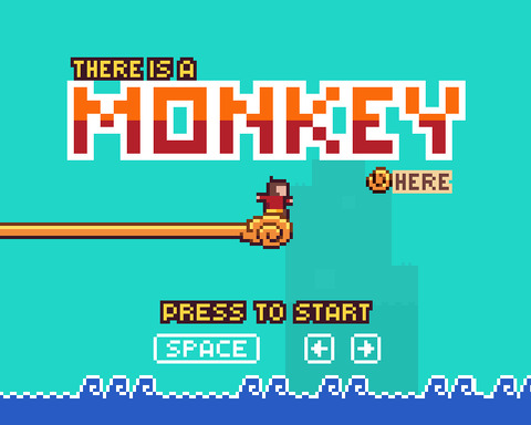 There is a monkey here!