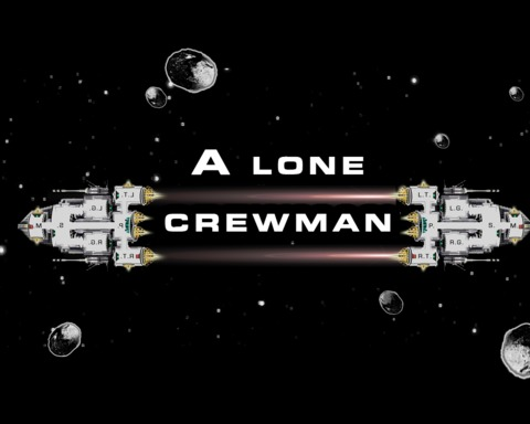 A lone crewman