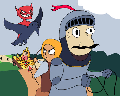 Sir John Diggity and his friends: A Dangerous Delivery