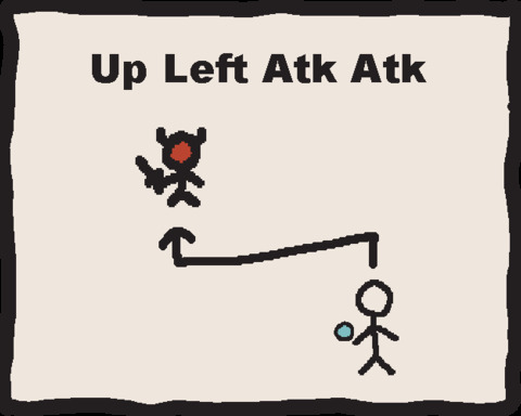 Up Left Attack Attack