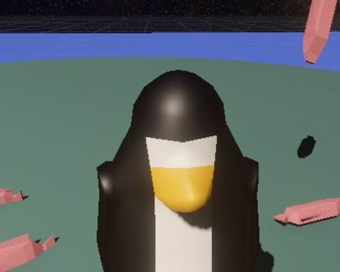 Penguin On Ice