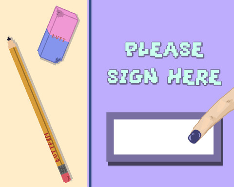 Please Sign Here