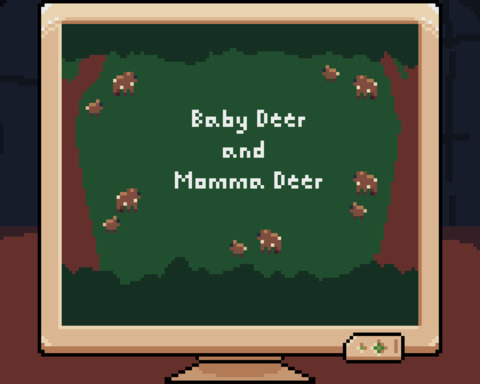 Baby Deer and Momma Deer