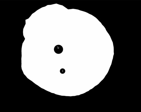 The thing follows your pointer