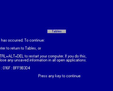 Tables 95