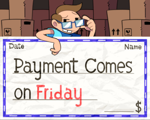 Payment Comes on Friday