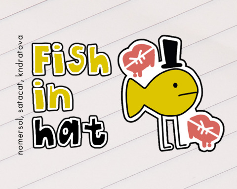 Fish in hat