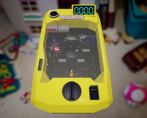 ASTROLIZWILL - An 80's Handheld Space Adventure