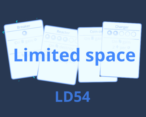 Limited card space