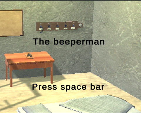 The beeper Man