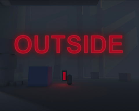 Outside