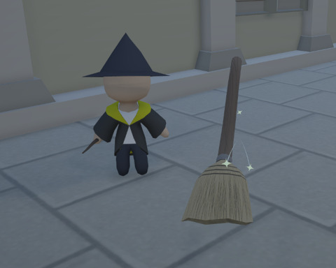 A Particularly Slow Broom Summoning