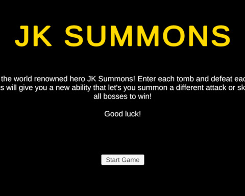JK Summons! - 2D Platformer