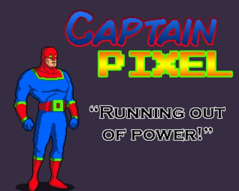 Captain Pixel Vs The Round Invaders