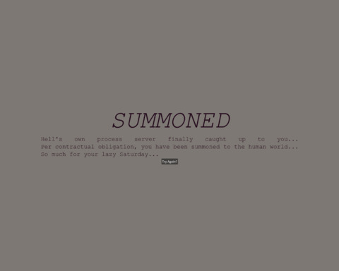 Stay Away From The Summoner