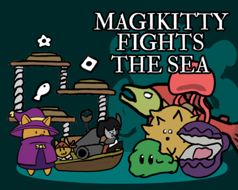 Magikitty Fights The Sea