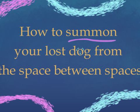 How to summon your lost dog from the space between spaces