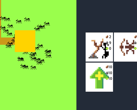 Ants' Tower Defence and Base Building