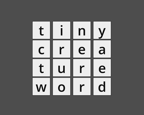 Tiny Creature Word