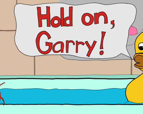 Hold on, Garry!