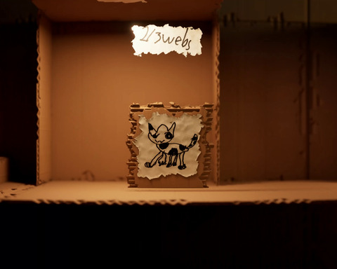Cardboard Kitty