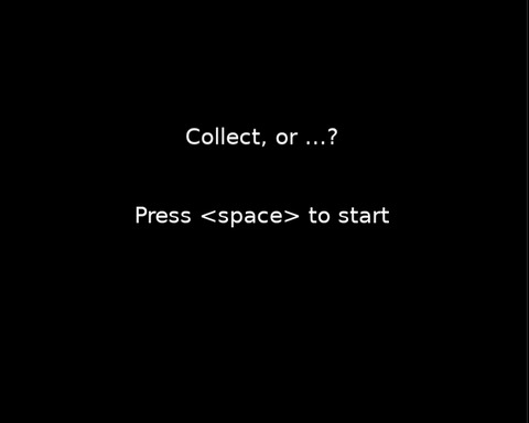 Collect, or...?