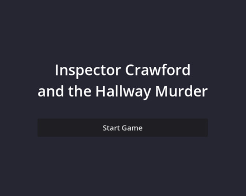 Inspector Crawford and the Hallway Murder