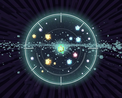 Shooting Stars in a Blocky Cosmose!