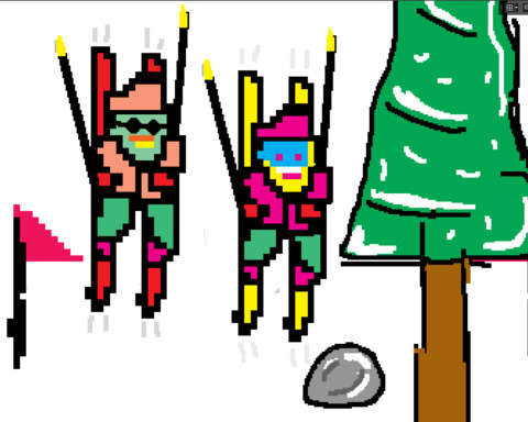 Follow my ski-gnal!