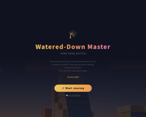 Watered-down master hk