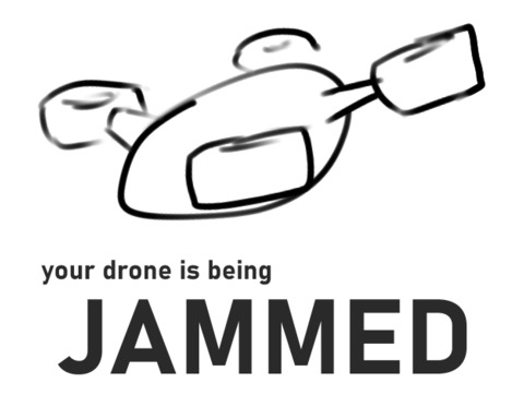 Your drone is being jammed