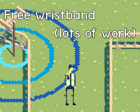 Free wristband (lots of work)