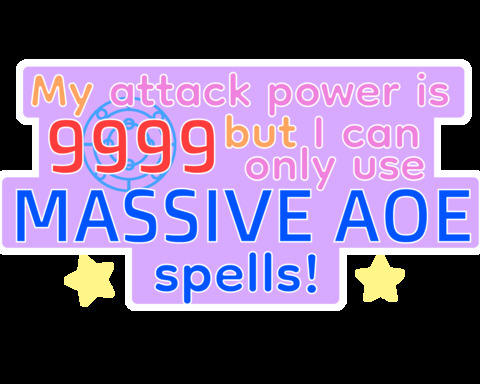 My Magic Attack Power is 9999 but I can only use Massive AOE spells!