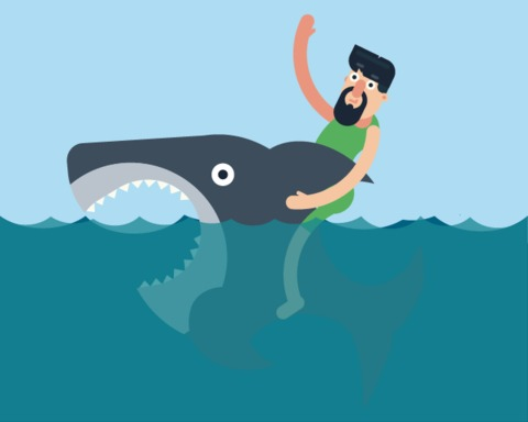 Phelps vs Shark