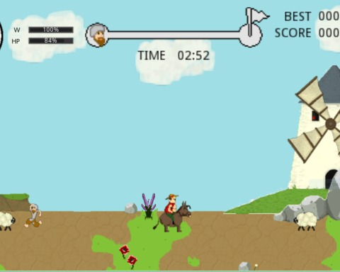 Don Quijote vs Pentapolin's flock