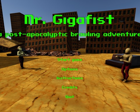 Mr. Gigafist: a post-apocalyptic brawling adventure
