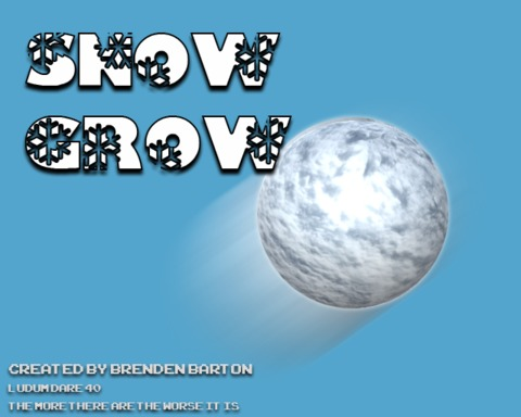 Snow Grow: Or How I Learned to Stop Worrying and Love the Ball