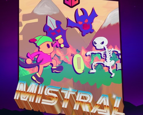 Mistral - Wave-based Survival Retro Game