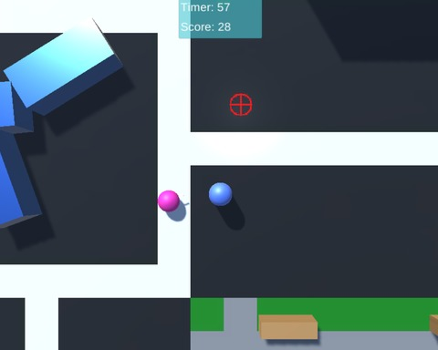 Attack of the Magenta Spheres!