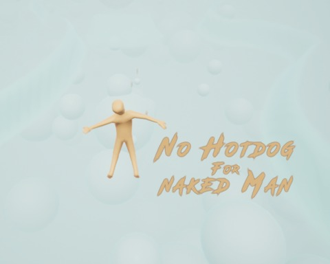 No Hotdog For Naked Man