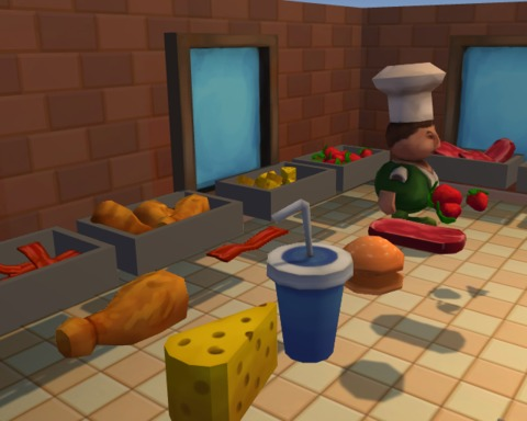 Make fat food! make it quick!
